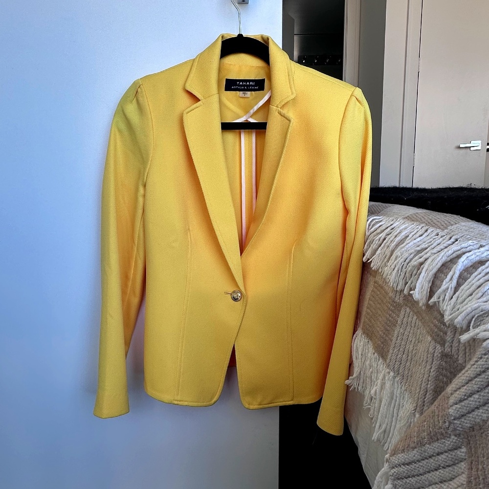 Bright Yellow Blazer - Tahari